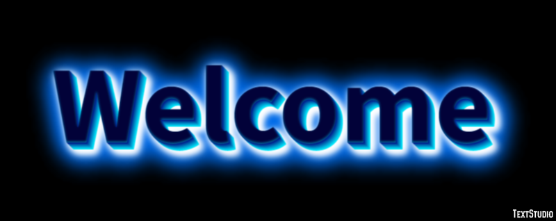 Welcome Text Effect