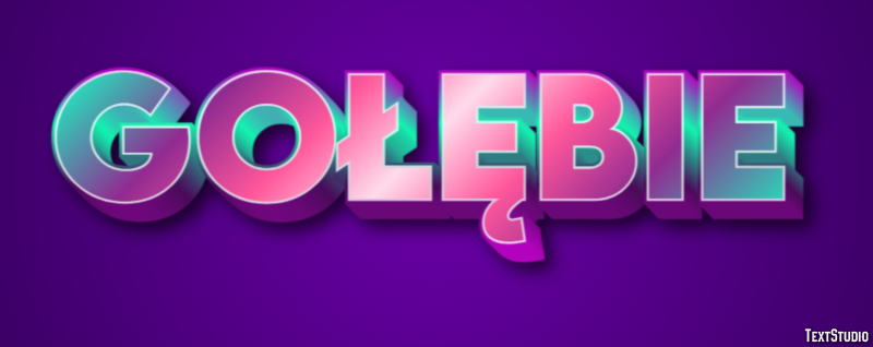 Gołębie Texteffekt