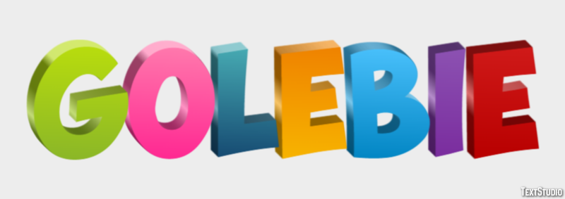 Gołębie Texteffekt