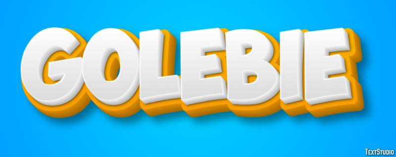 Gołębie Texteffekt