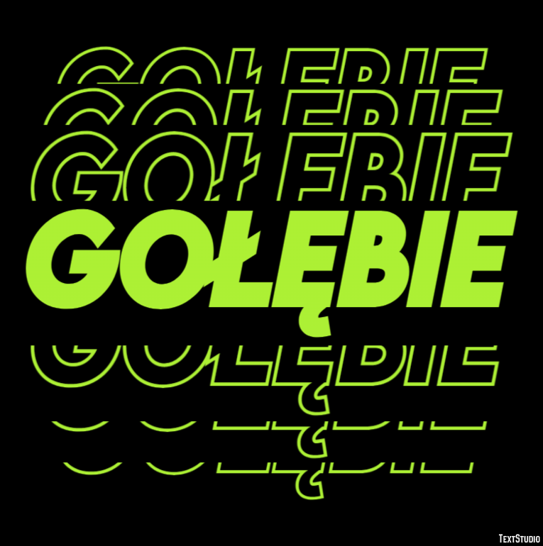Gołębie Texteffekt