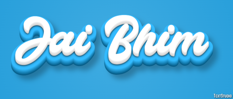 Jai Bhim テキスト効果