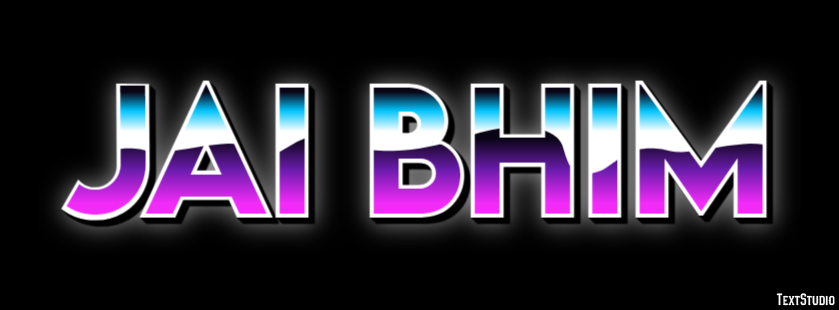 Jai Bhim テキスト効果