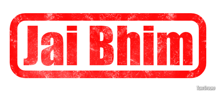 Jai Bhim Text Effect