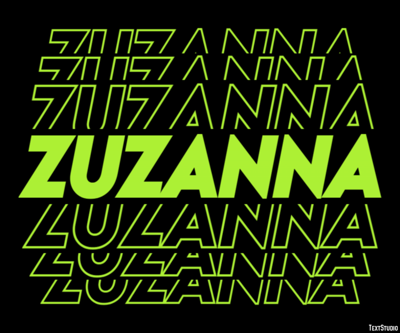 Zuzanna Efekt tekstowy