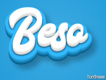 Beso Effetto testo