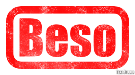 Beso Effetto testo