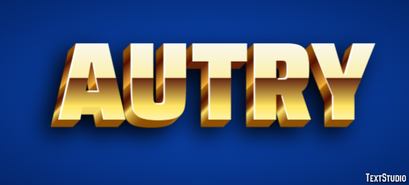 Autry Text Effect