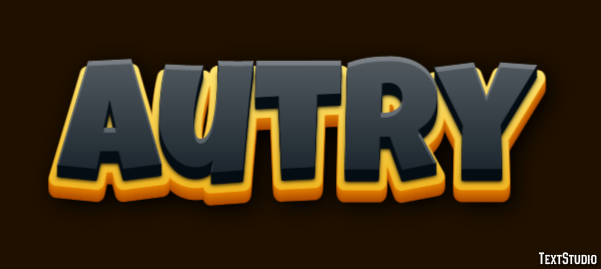 Autry Text Effect
