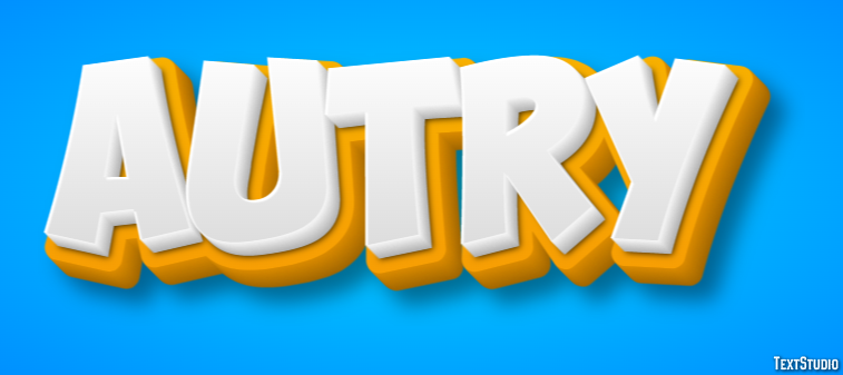 Autry Text Effect