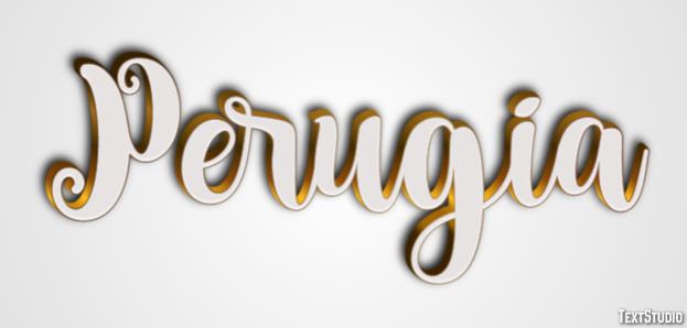 Perugia Text Effect