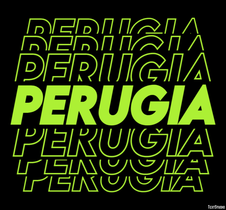Perugia Efekt tekstowy