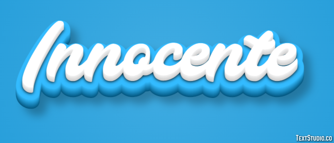Innocente Effetto testo