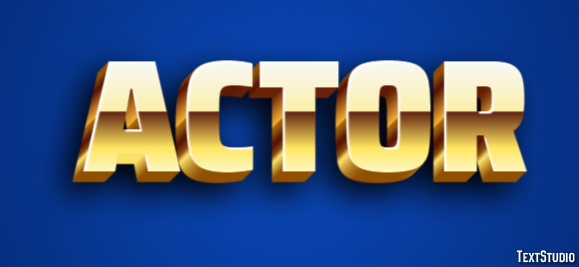 Actor Text Effect