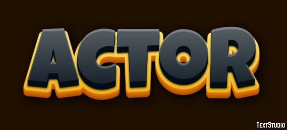 Actor Text Effect