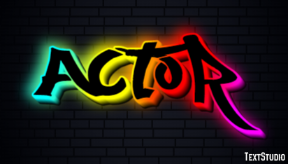Actor Text Effect