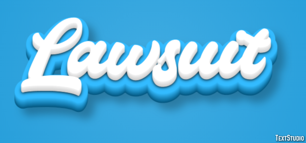 Lawsuit Text effect