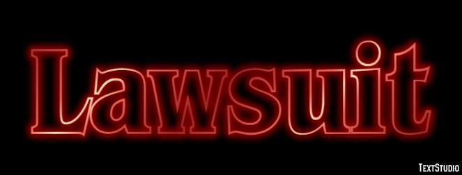 Lawsuit Text effect