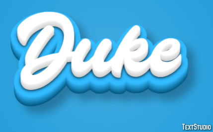 Duke Efekt tekstowy