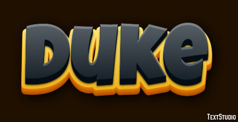 Duke Efekt tekstowy