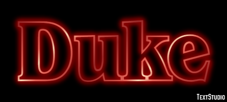 Duke Efekt tekstowy