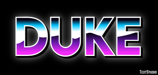 Duke Efekt tekstowy