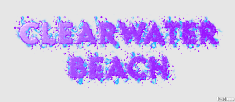 Clearwater Beach Metin Efekti