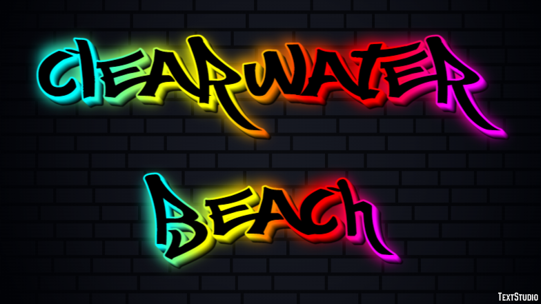 Clearwater Beach Efekt tekstowy