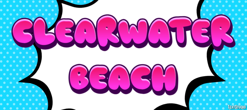 Clearwater Beach Effetto testo
