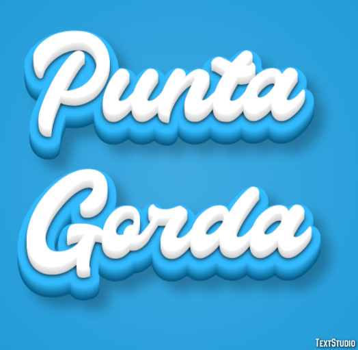 Punta Gorda Texteffekt