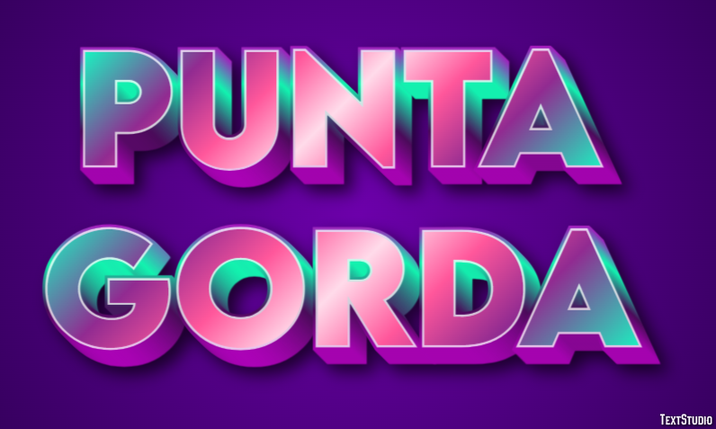Punta Gorda Efekt tekstowy