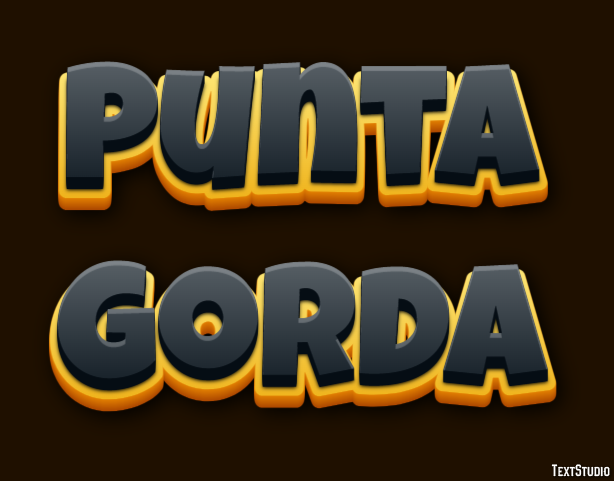 Punta Gorda Tekst Effect