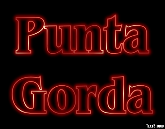 Punta Gorda Texteffekt