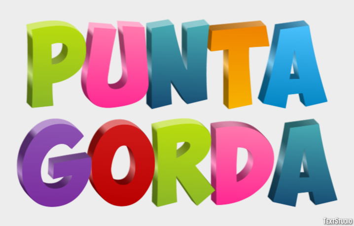 Punta Gorda Efekt tekstowy