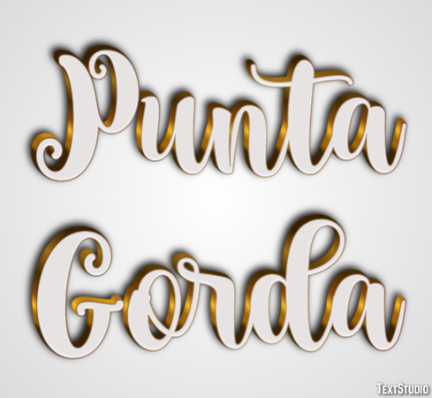 Punta Gorda Efekt tekstowy