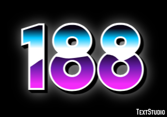 188 Texteffekt