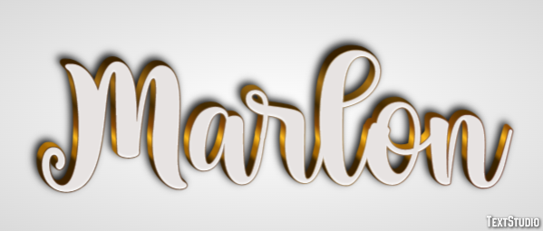 Marlon Text Effect