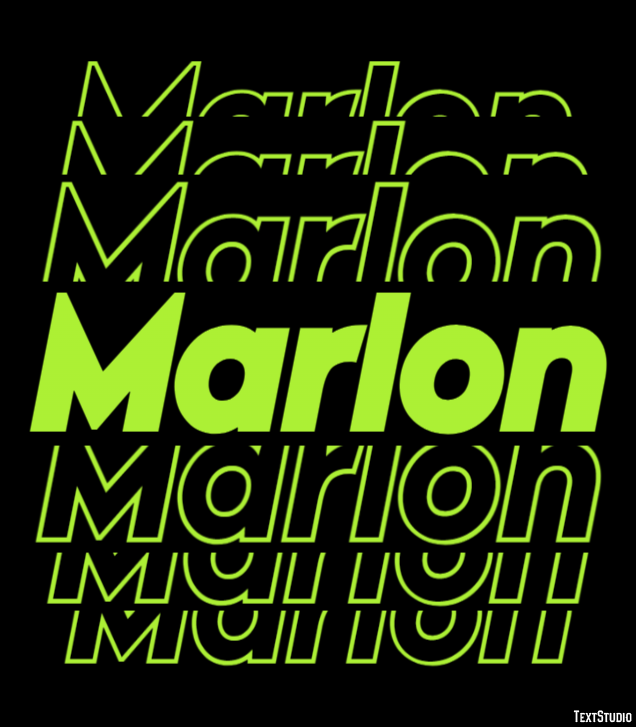 Marlon Text Effect