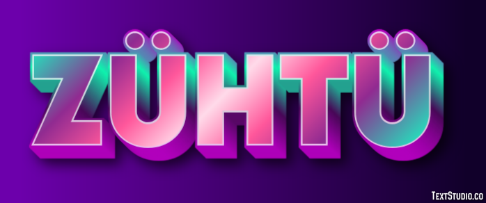 Zühtü Texteffekt