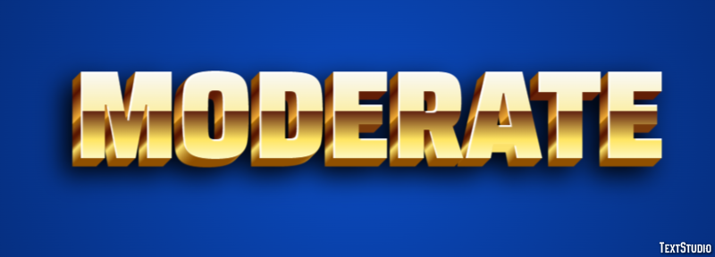 Moderate Text Effect