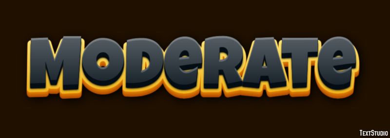 Moderate Text Effect