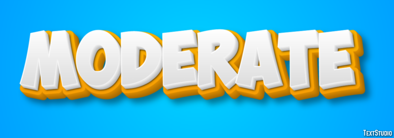 Moderate Text Effect