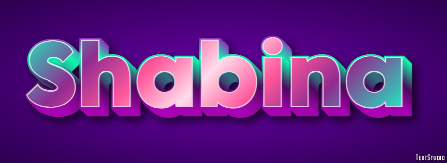 Shabina Text Effect