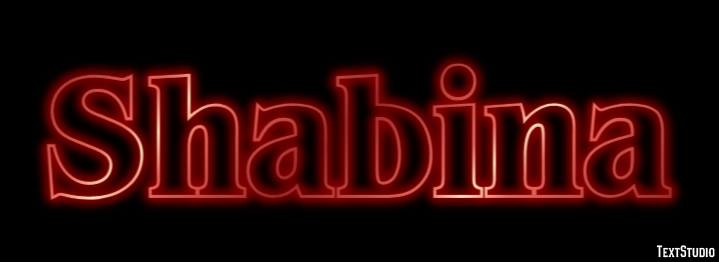 Shabina Text Effect