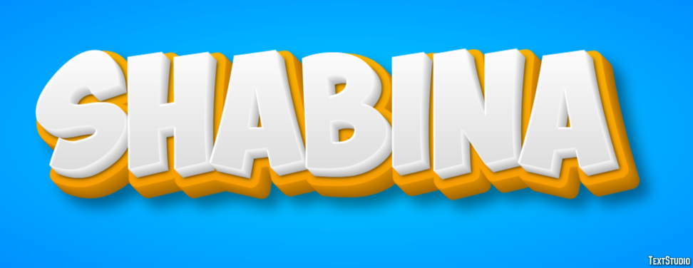 Shabina Text Effect