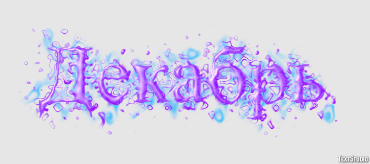 Декабрь Efecto de texto