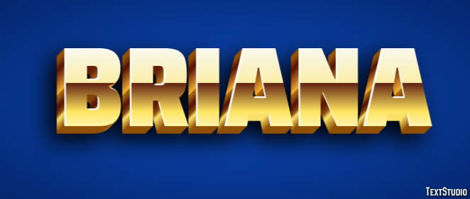 Briana Text Effect