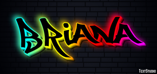 Briana Text Effect