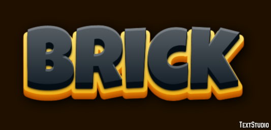 Brick Text Effect