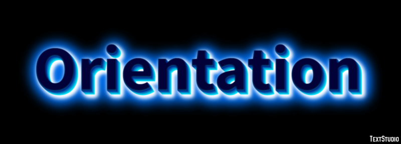Orientation Text Effect